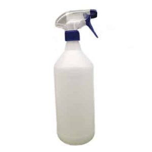 Flacone 1 Litro con Erogatore Spray – Per Colle e Liquidi di Pulizia