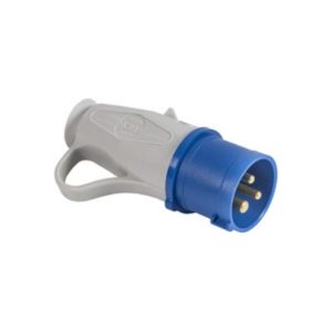 SPINA VOLANTE 2P+T 16A 220V IP44- BLU