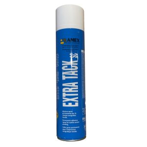 Extra Tack SC Amex. Colla Spray per banco di stampa Serigrafia. Bomboletta da 600 ml.